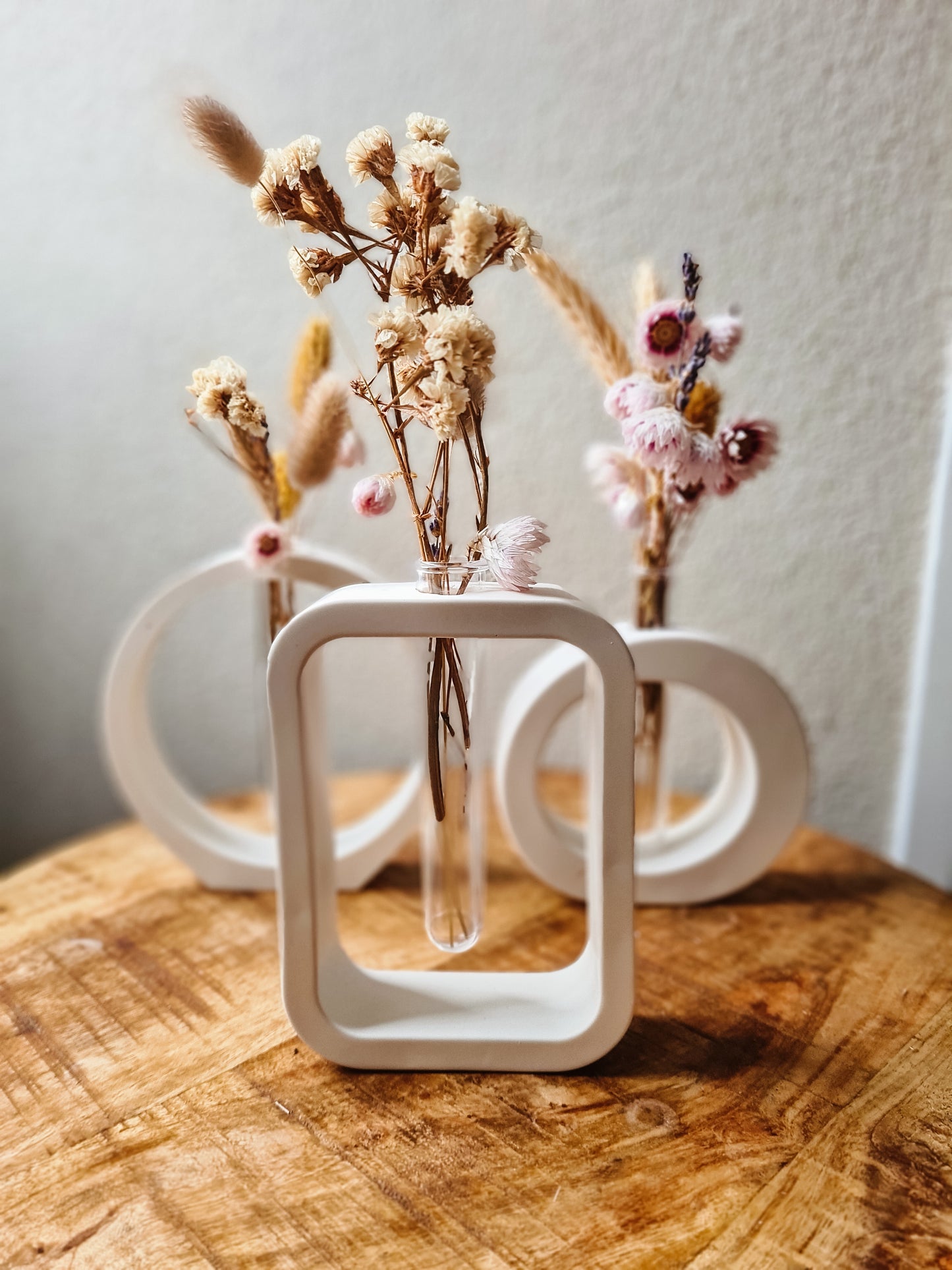 Rosie square vase - white (op nabestelling)