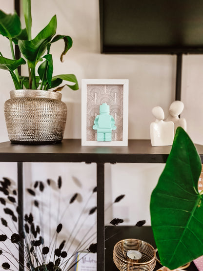 Robot in frame - kinderkamer deco