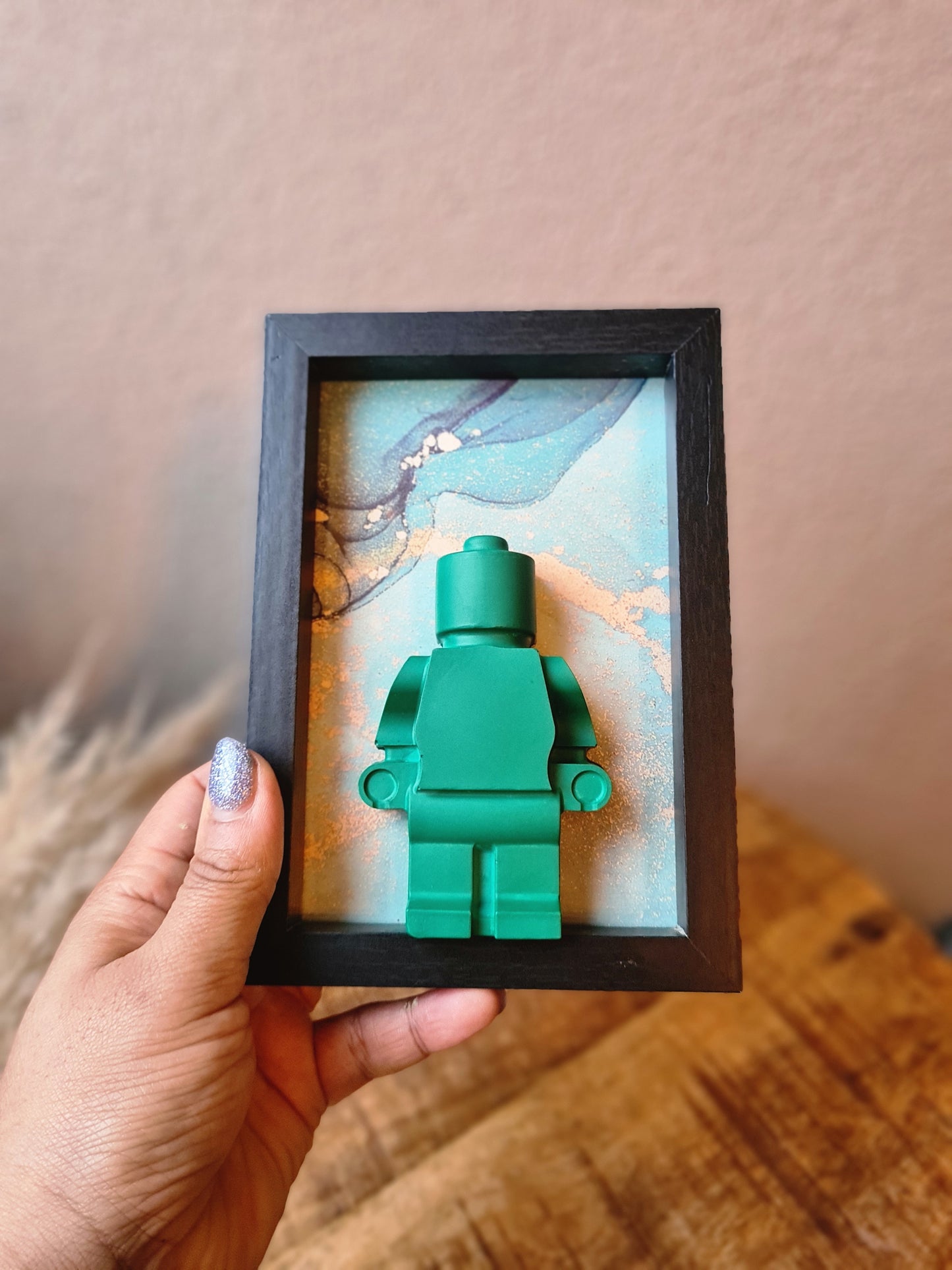 Robot in frame - kinderkamer deco