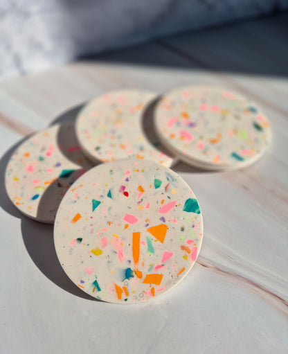 Onderzetters - Terrazzo neon