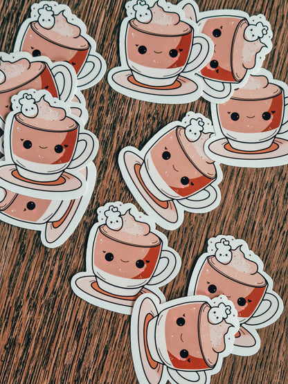 "Happy Koffie Mok" sticker