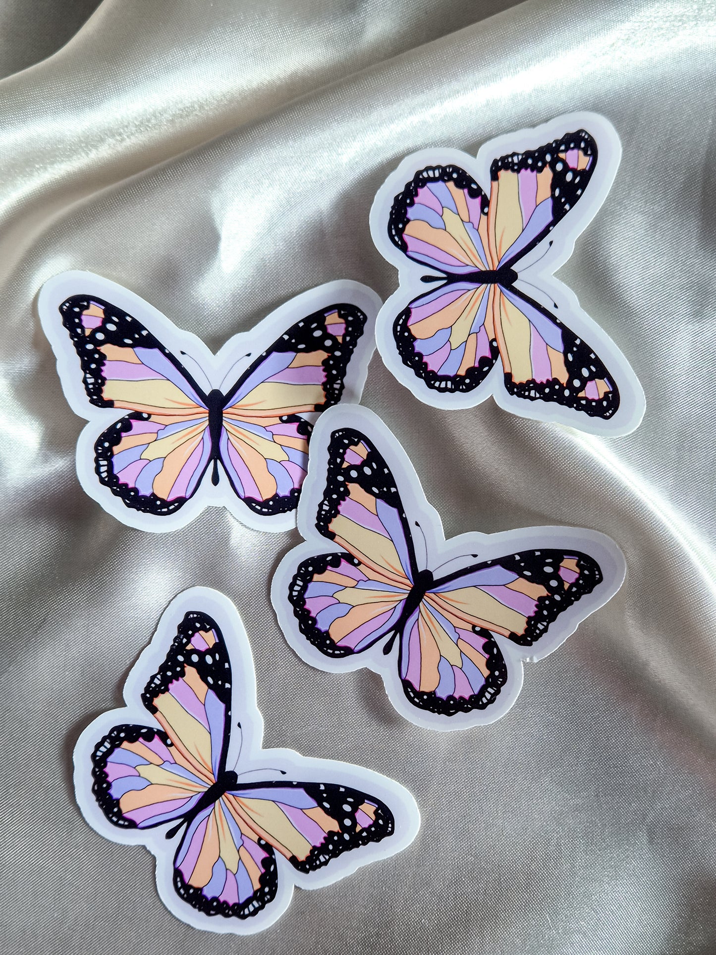 "Fly like a butterfly" sticker