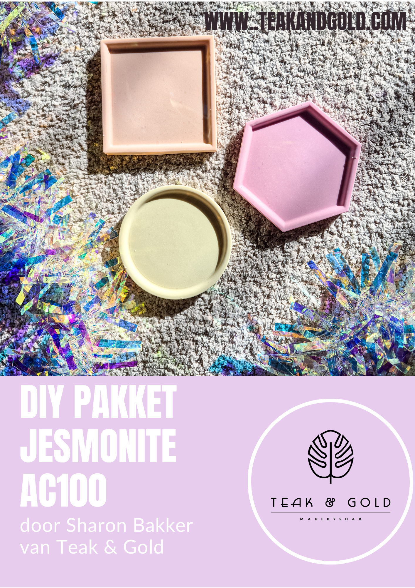 DIY jesmonite pakket